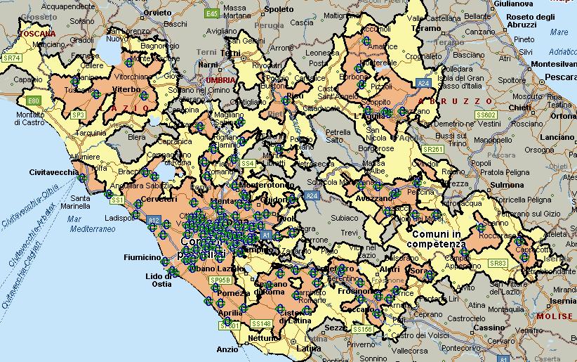 La nostra area di competenza Bcc una banca territoriale per definizione Bcc di Roma (dati provvisori al 31/12/12) Clienti: 292 mila circa Dipendenti: 1.271 Raccolta diretta: 6.