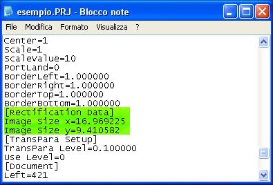 fattore di scala (dx). Le coordinate utili per Autocad si calcolano così: Xmin: 6.00966 Ymin: 14.22493 9.410582 Dx: 16.