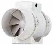 ASPIRATORI CENTRIFUGHI SERIE AC AC Codifica aspiratore AC P Aspiratori centrifughi serie AC - Aspiratore elicocentrifugo; - L involucro e la girante sono costruiti in ABS di alta qualità e