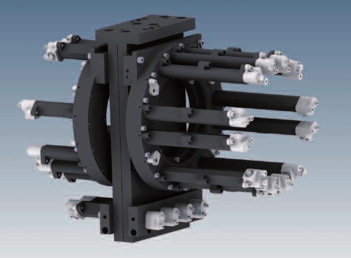 riutilizzati SISTEMA DI ASSEMBLAGGIO (PRINCIPIO DEL LEGO) Testa di per stampo a 3 piastre Testa di per carcassa motore elettrico 2 SISTEMI PER UN UTILIZZO IDEALE UGELLI A MISCELAZIONE ESTERNA UGELLI