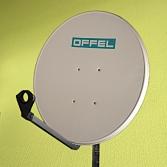 ANTENNE PARABOLICHE PO 88/E offset in ALLUMINIO Le antenne paraboliche offset vengono fornite con supporti LNB completi di adattatori da 23, 40 e 60 mm.