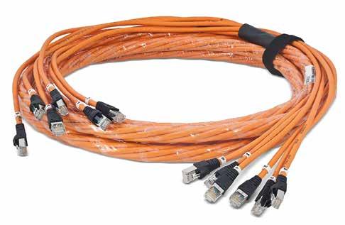 CAVI PREASSEMBLATI IN RAME PreCONNECT COPPER PreCONNECT COPPER MULTI JUMPER CAMPI DI APPLICAZIONE Multijumper formato da 6 cavi in rame e attestati con prese RJ45 o connettori RJ45 e pronto per la