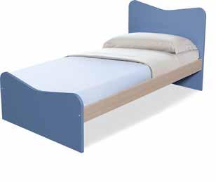 Diadema Letto con giroletto Bed with bed frame CLT 5730 (80 cm) CLT 5731 (90 cm) Letto con giroletto in metallo Bed with metal bed frame CLT 5750 (80 cm) CLT 5751 (90 cm) PENSILI E ACCESSORI WALL
