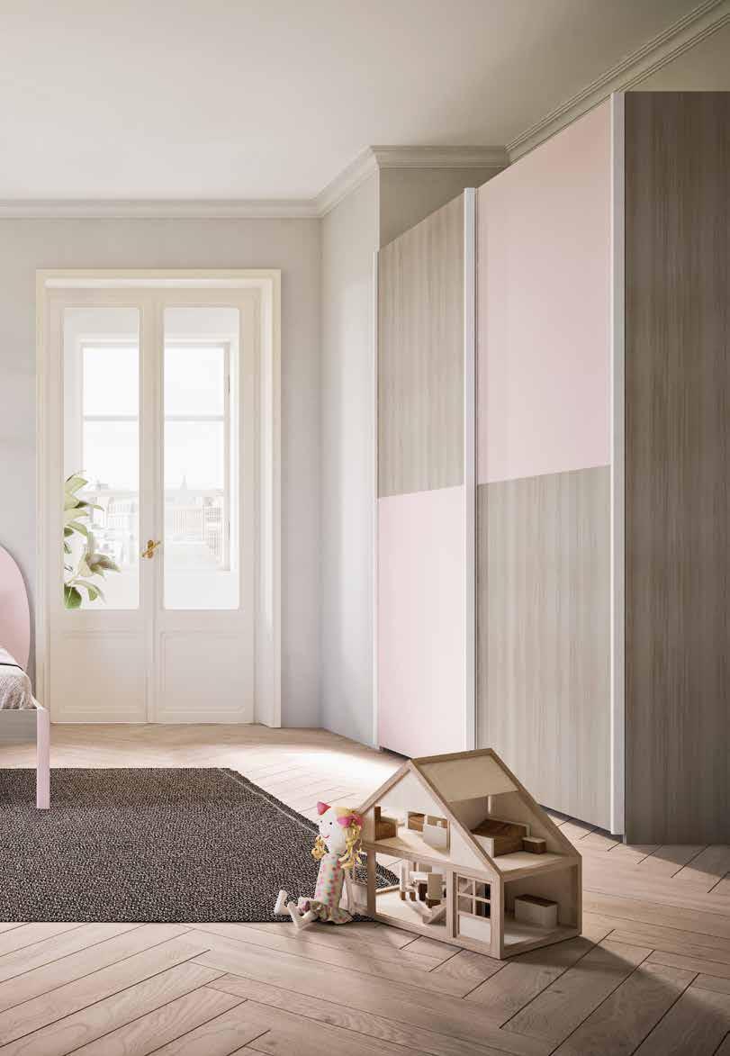 6 ARMADIATURE E CABINE WARDROBES AND WALK-IN CLOSETS PENSILI E ACCESSORI WALL UNITS AND ACCESSORIES SCRITTOI E SEDUTE DESKS AND CHAIRS LETTI BEDS