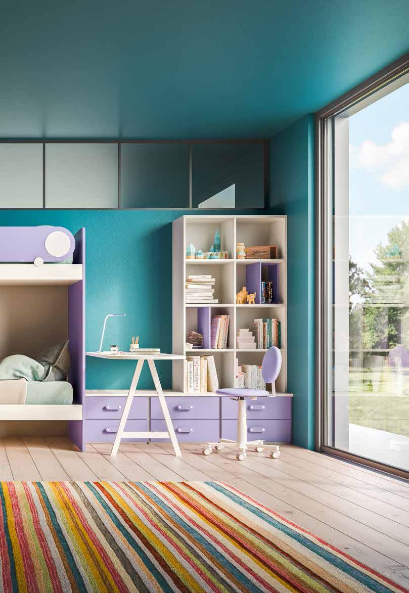 10 A ARMADIATURE E CABINE WARDROBES AND WALK-IN CLOSETS PENSILI E ACCESSORI WALL UNITS AND ACCESSORIES SCRITTOI E SEDUTE DESKS AND CHAIRS LETTI BEDS