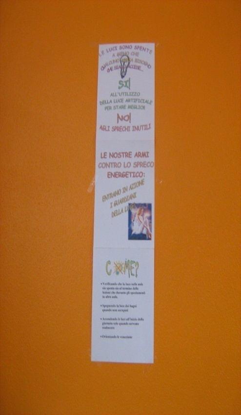 DIARIO di BORDO 9 Gennaio 2012 Affissione della locandina nei corridoi e all'interno delle classi (in