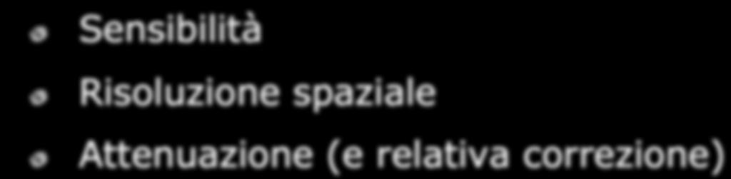 Aspetti tecnici rilevanti Sensibilità