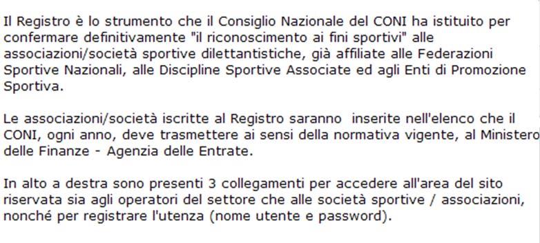 pag. 12 Come accedere al programma Inoltre, nella homepage sono presenti avvisi e note ed il