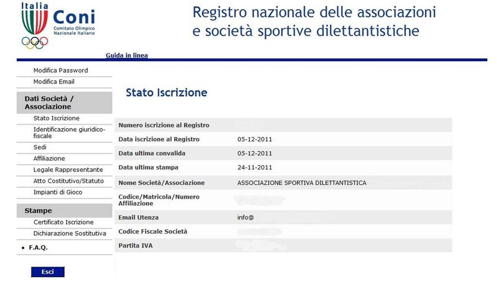 pag. 50 Stampa Dichiarazione sostitutiva La data ultima stampa si riferisce alla data in cui è stata visualizzata (anche se non