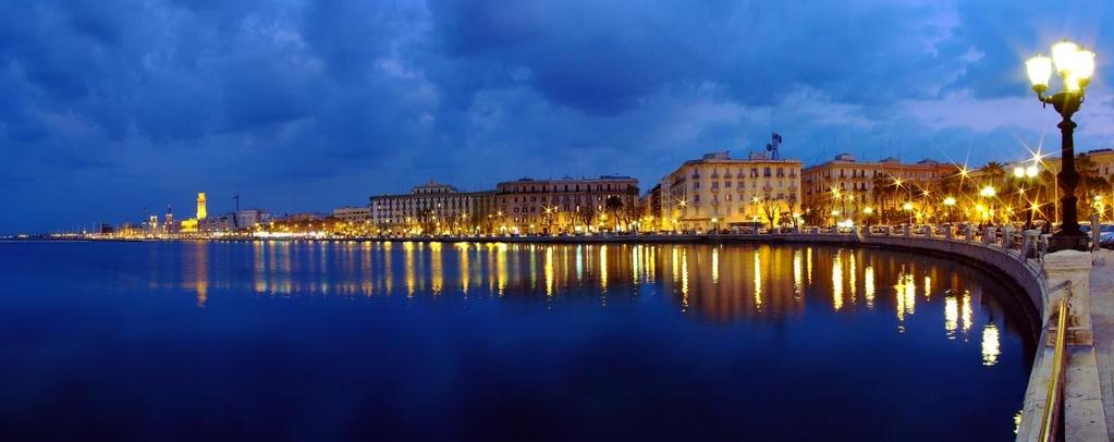 09 Ottobre 2016 Prima tappa Il bellissimo capoluogo pugliese, Bari!