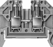 Morsetti combinabili ALPHA FIX Allacciamento a vite n Caratteristiche Collegamento dei conduttori in alluminio I morsetti con allacciamento a vite Siemens sono adatti anche per il collegamento di