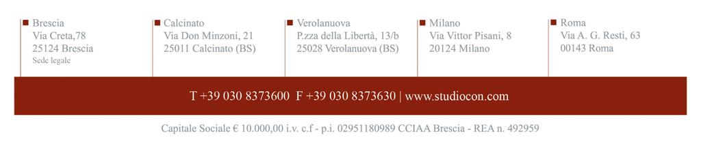 Circolare N. 10 del 24 Gennaio 2017 Neo domiciliati: istituito un nuovo regime fiscale Gentile cliente, con la presente desideriamo informarla che con la legge n. 232 del 11.12.