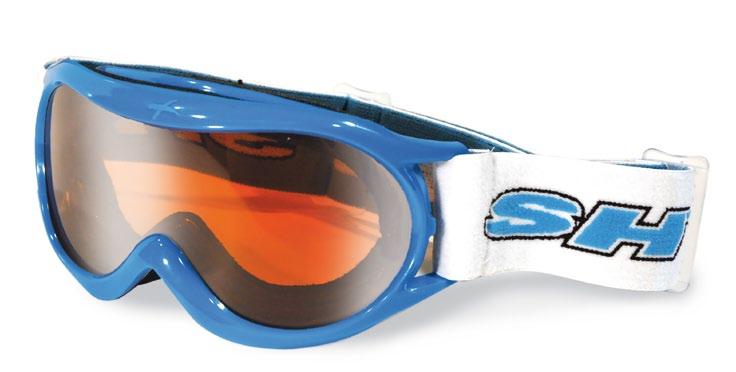 nain THREE LAYER FOAM 100% MADE IN ITALY SINGLE LENS ORANGE CAT. 2 ADJUSTABLE STRAP available colors FRAME: LIGHT BLUE LENSES: SINGLE ORANGE CAT.3 cod.