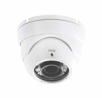 391376 65,00 Telecamera DOME Night&Dayda esterno, 800 TVL, 2,8-12 mm, IR 25 m, IP66.