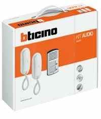 343071 (predisposizione per seconda chiamata) 1 Citofono CLASSE 100A12M art. 344272 1 Alimentatore art. 346040 WIRES IK10 1000 m.