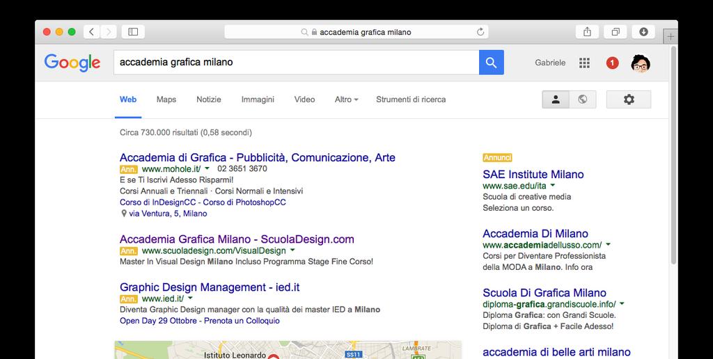 SERP La locuzione inglese Search Engine Results Page (acronimo SERP) significa pagina dei risultati del motore di ricerca.