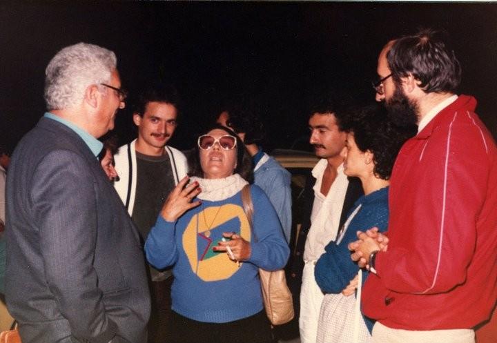 Rosa Balistreri, Nino Polizzi, Rosanna e Sino Guarisco Settembre 1982 - foto
