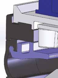 Controllo della velocità Tampone interfaccia velcro Sistema con aspirazione incorporata - l - - l - l - l l l l l l l l l l