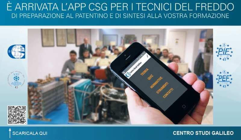 IL PATENTINO FRIGORISTI A PORTATA DI SMARTPHONE.