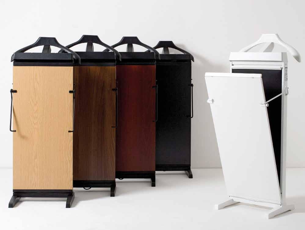 articolo/item: stirapantaloni CORBY / CORBY trouser press code: LBA022-LBA023 materiali/materials: laminato effetto legno / laminated wood effect finiture/finish: noce,