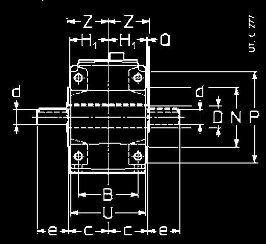 a A A 1 B c D d e d e F H H 1 H 2 h K L M N P Q T U W 1 Z Massa Size Ø Ø Ø Ø Ø Ø Ø Mass H7 h11 h11 h11 h6 i N 3,15 i N 4 1) G kg 63 63 102 90 61 30 24 50 19