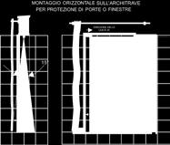 installazioni a 2,4m di altezza o con base di 8m per installazioni a 3m Area di copertura MW / 80 sul piano orizzontale, 32 sul piano verticale / Zone sensibili IR 2 fasci 2 fasci 54 zone disposte su