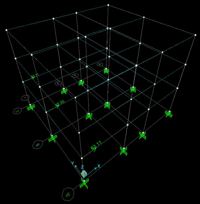 Cliccando su Ok, appare la schermata del pattern di carico aggiornata, con anche la forza applicata sul telaio B.