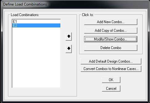 E possibile per velocizzare le operazioni di input utilizzare i bottoni Add Copy of Combo e Modify, che permettono di