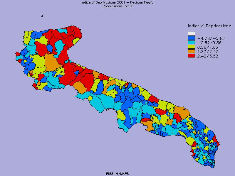 Un altra dimensione necessaria: il ruolo della posizione socio-economica x1: % di popolazione con istruzione pari o inferiore alla licenza elementare (mancato raggiungimento obbligo scolastico) x2: %