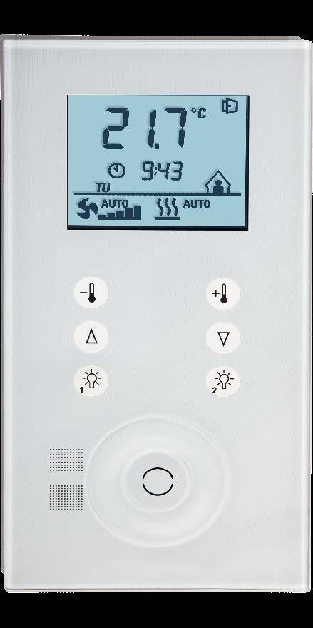 Diodo IR persensore di avvicinamento Il RYMASKON 400-Modbus è individualmente configurabile e permette il monitoraggio automatico e la regolazione del clima e dell illuminazione dell ambiente in una