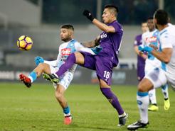 Firenze, dicembre 0 FIORENTINA-NAPOLI - FIORENTINA (---): Tatarusanu; Tomovic, Salcedo, Astori, Olivera; Vecino, Badelj (' s.t. Sanchez); Chiesa (' s.