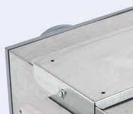 MINI-BOX Ventilatori centrifughi in linea insonorizzati Slim-line acoustic cabinet fans DESCRIZIONE GENERALE La serie MINI-BOX consiste in ventilatori centrifughi in linea caratterizzati da un corpo