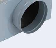 GENERAL DESCRIPTION The MINI-BOX series consists of centrifugal in-line fans, with acoustically insulated casing and with round spigot (diameter from 100mm to 315mm) for easy connection to round duct