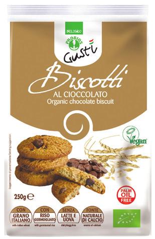 /kg NOVITÀ BISCOTTI INTEGRALI AL CIOCCOLATO