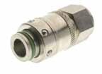 Quick ouplings 420-520 SERIES N 12 mm 422 INNESTO ON TTO FEMMIN - FEME PUG H odice ode 0042200001 H onf. 1/2 15 38.