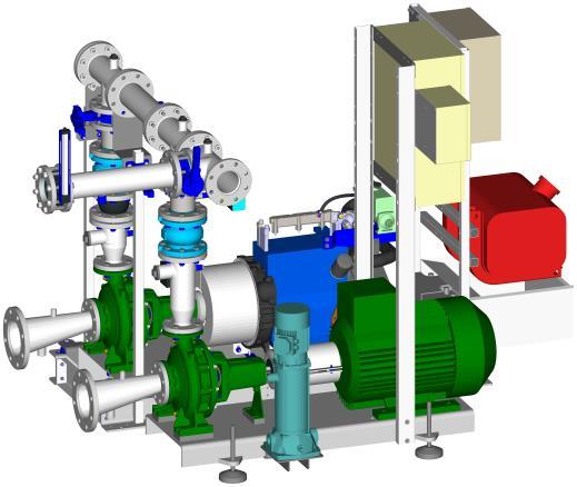 DN 70 (300 l/min) Elettropompa + Motopompa + pompa