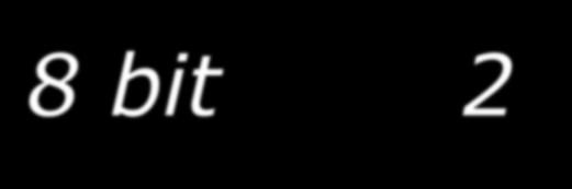Il Byte È stato attribuito un significato particolare ai gruppi di 8 bit; 8 bit formano un byte 8 bit 2 8 = 256 informazioni diverse Il byte viene utilizzato - insieme al bit -