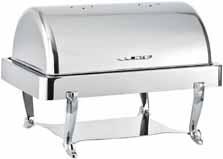 57112U54 Silverplated S/S America Chafing dish GN 1/1 78 x 48,5 cm - h 48 cm - 24,5 kg. c.ca 30 3/4 x 19 in. - h 18 7/8 in. - 54,4 lbs. approx.