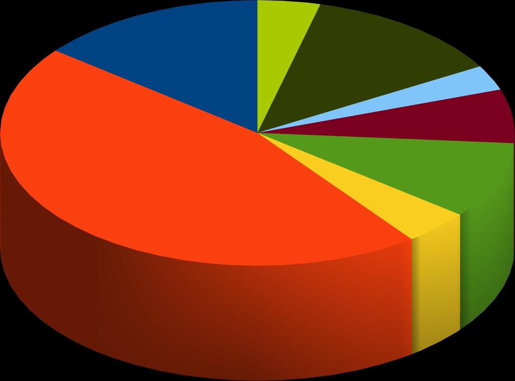 IMPRESE ARTIGIANE ATTIVE - Composizione % per settore IMPRESEARTIGIANE ATTIVE -Composizione % per settore,%