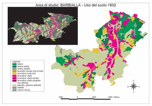 Come già indicato per l AIL, i primi tre punti si rifanno alle metodologie dei sistemi informativi geografici, per il punto 4 si fa invece riferimento ad alcuni indici di ecologia del paesaggio