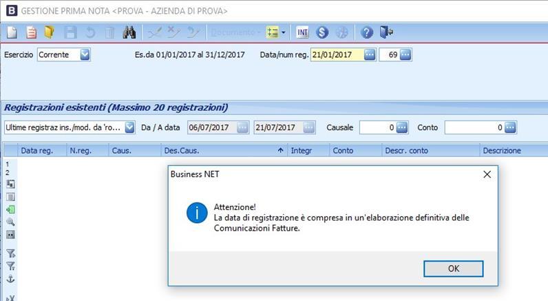 Annullamento comunicazioni E possibile annullare intere comunicazioni trasmesse in definitiva Nell estrazione di tipo annullamento si avrà Tipo registrazione= cancellata Deve essere valorizzato