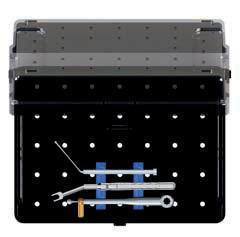 K5,3 Maschiatore Frese di preparazione STOP FRESE K-CORE SURGICAL KIT Impianto conico Ø 4,2 Impianto conico Ø 4,6 Impianto conico Ø 5,3 31 Box in materiale plastico autoclavabile con tray interno