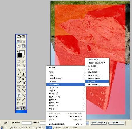 Una variante alla cornice appena realizzata potrebbe essere questa: una volta applicato il filtro di sfocatura, invece di applicare un effetto pixel, applichiamo un filtro