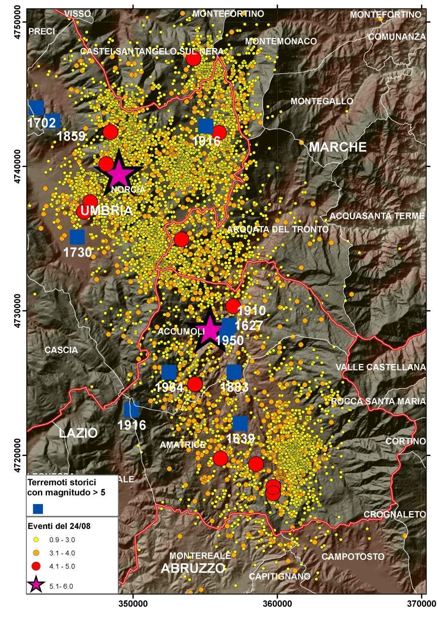 Ingegneria Sismica e Prevenzione Rischi Naturali (http://prev.enea.it) IL TERREMOTO DELL ITALIA CENTRALE DEL 24 AGOSTO 2016 a cura di G. Bongiovanni, P. Clemente, S. Hailemikael, G. Martini, S.