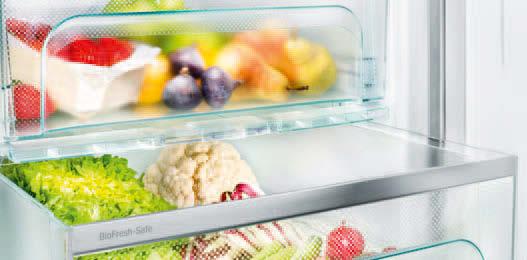 Combinati Qualità in ogni dettaglio La tecnologia NoFrost di Liebherr elimina il problema di dover sbrinare il congelatore.