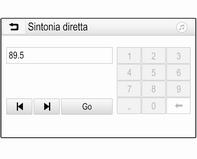 108 Radio Viene cercata e ricevuta automaticamente la stazione ricevibile successiva.