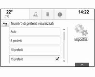 22 Funzionamento di base scorrere. Per arrestare lo scorrimento, navigate all'indietro nell'area della pagina dei preferiti.