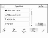 24 Funzionamento di base Applicazione telefono: Selezionare RECENTI. Selezionare w accanto al numero telefonico che desiderate aggiungere all'elenco contatti. Viene visualizzato il menù.