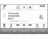 38 Dispositivi esterni Il sistema Infotainment può riprodurre file musicali contenuti in questi dispositivi.