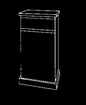 37 128/T Fioriera Flower box L. 49 P. 35 H.